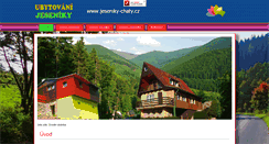 Desktop Screenshot of jeseniky-chaty.cz